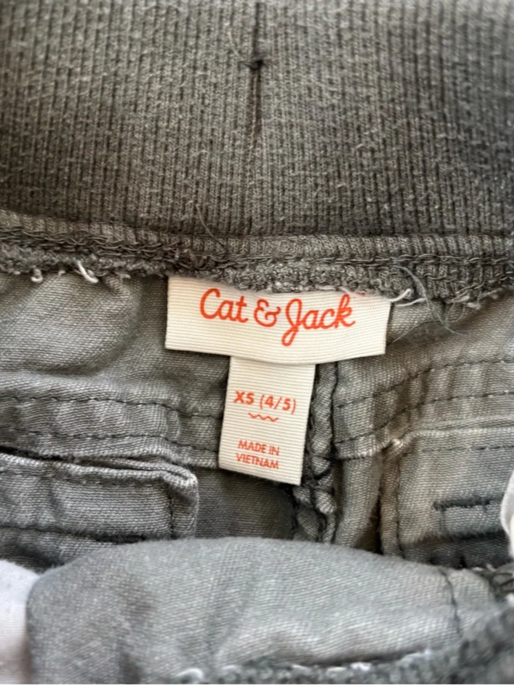 Cat & Jack Boys Camouflage Cargo Shorts - Green Size XS (4/5) - Picture 3 of 5